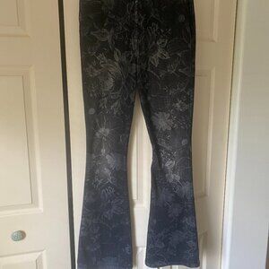 7 For All Mankind Ultra High Rise Skinny Boot Jeans - Black Rose